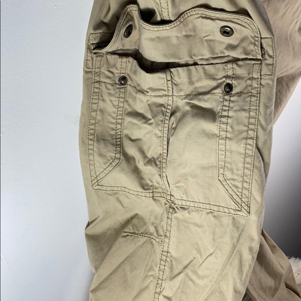 Khaki/Beige Multipurpose Cargo Pants